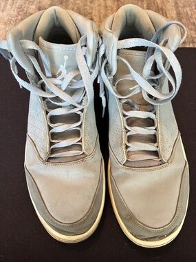 Jordan Men’s High-Top Sneakers in Light Gray